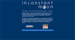Desktop Screenshot of inconstantmoon.com