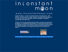 Tablet Screenshot of inconstantmoon.com